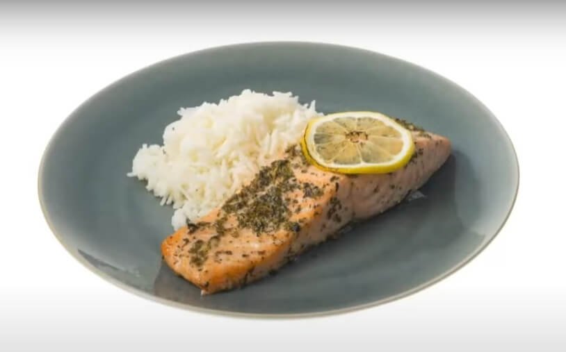 Baked Salmon recipe serve