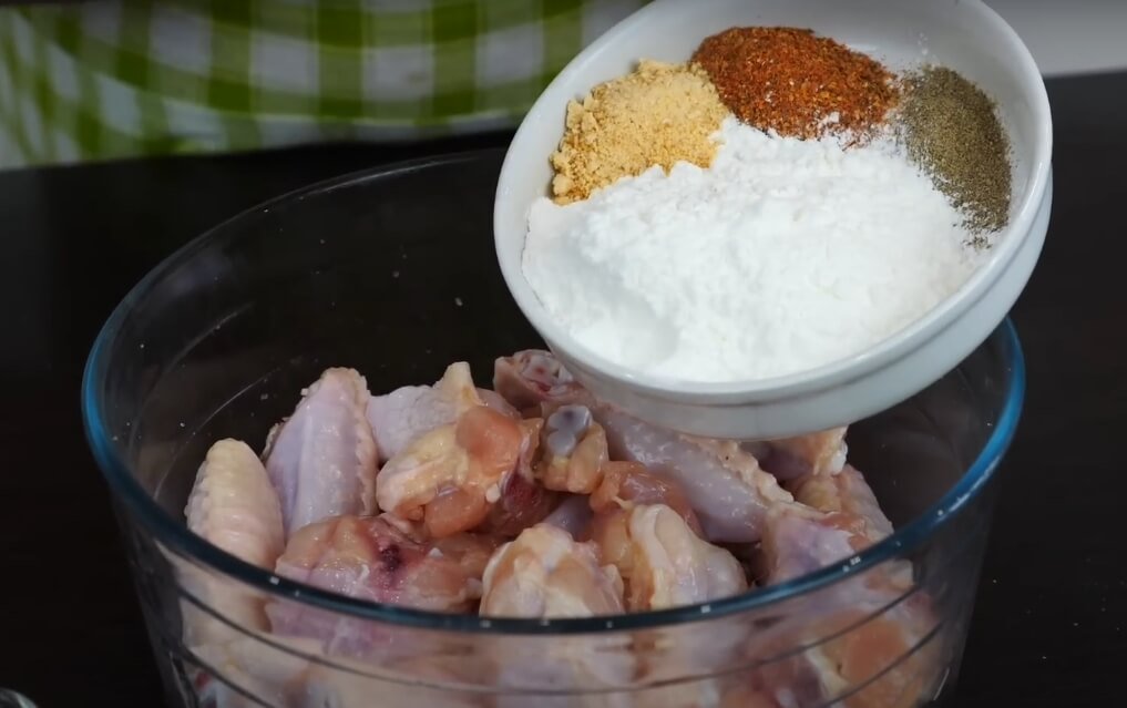 Buffalo Wings recipe combine dressing