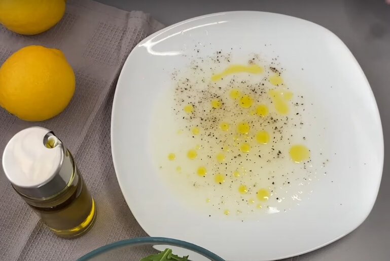 Carpaccio recipe mix oil