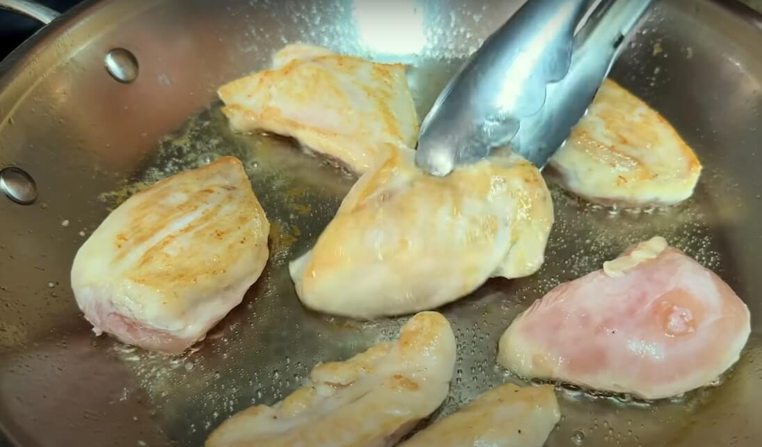 Chicken in Cream Sauce Recipe fry