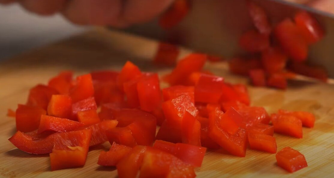 Gazpacho soup recipe slice pepper