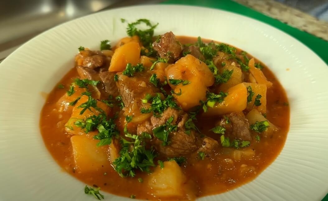 Homestyle Stew Recipe serve