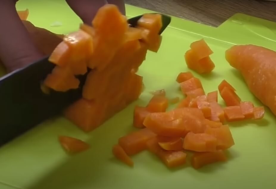 Vinaigrette Salad recipe cut carrot