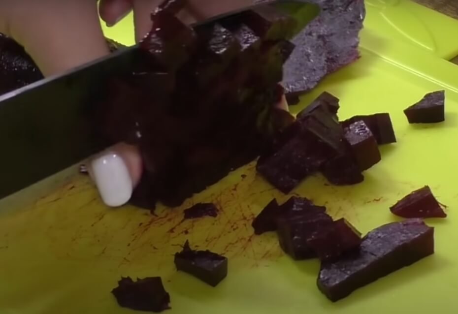 Vinaigrette Salad recipe cut beet