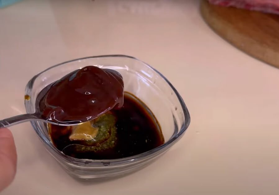 BBQ Ribs recipe mix sauce