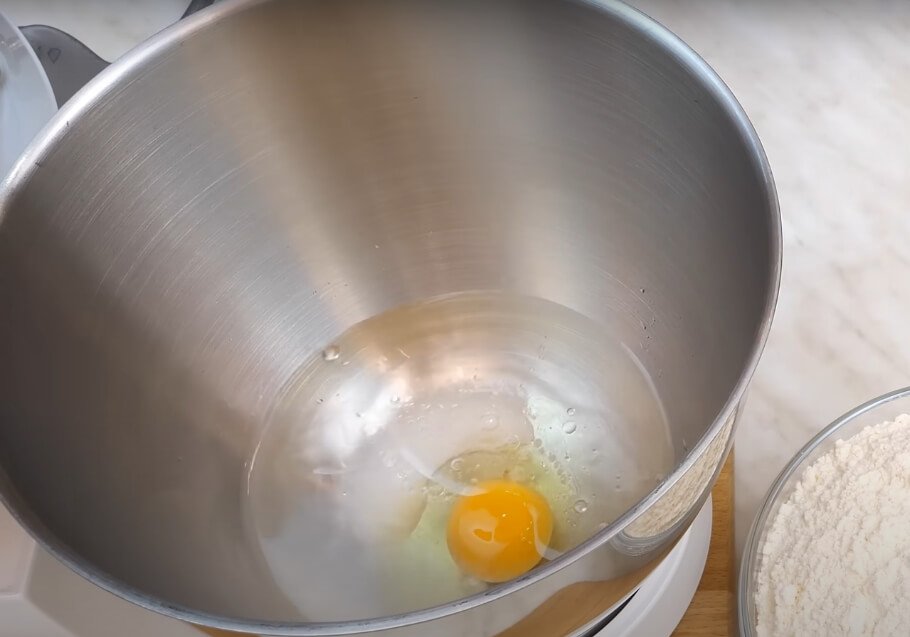 Classic Dumpling Recipe mix water egg oil salt