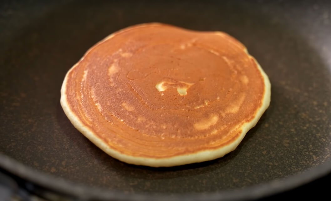 Classic Pancake Recipe cook each side