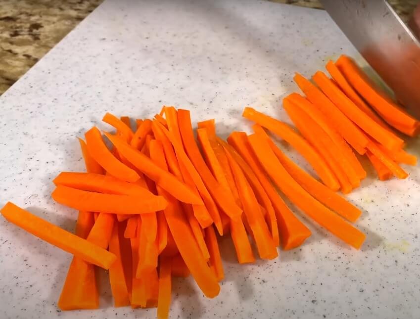 Classic Pilaf Recipe cut carrot