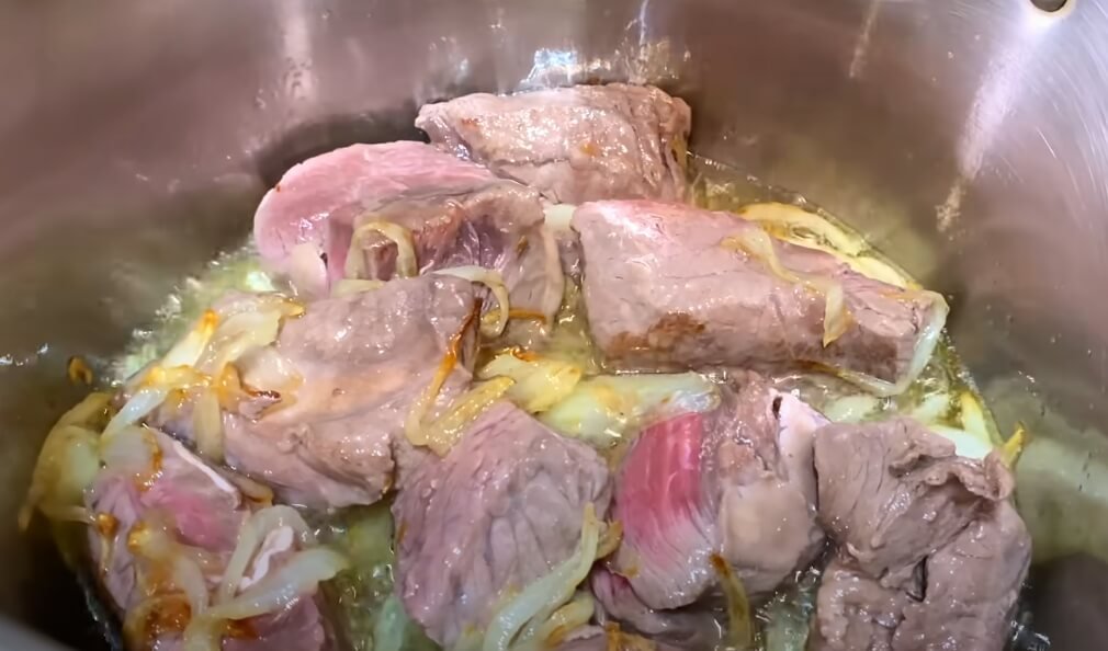 Classic Pilaf Recipe add meat