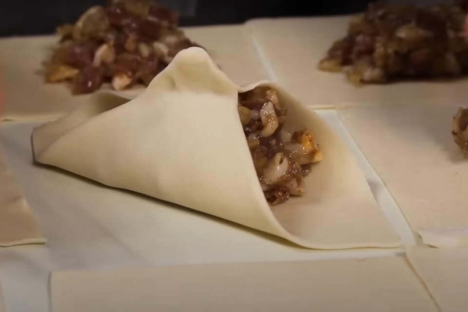 Classic Recipe Manty dumpling fold dough