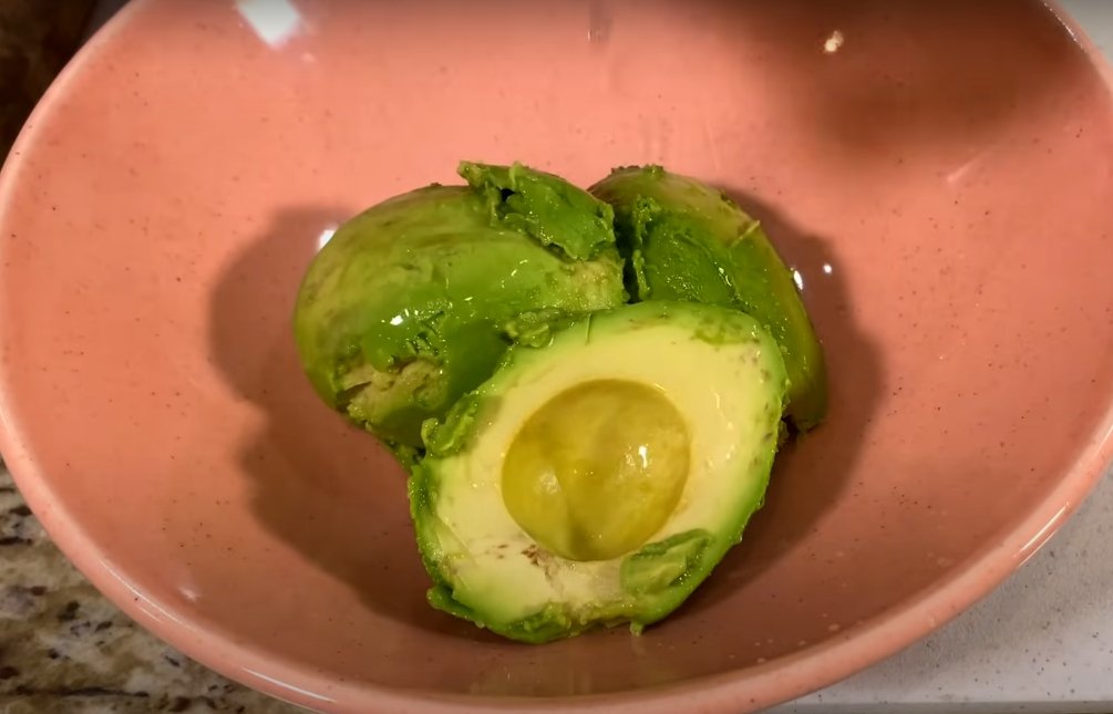 Avocado Toast cut in half