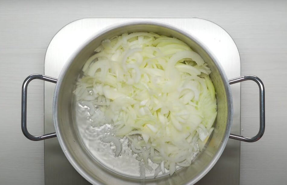 Braised Cabbage recipe saute onion