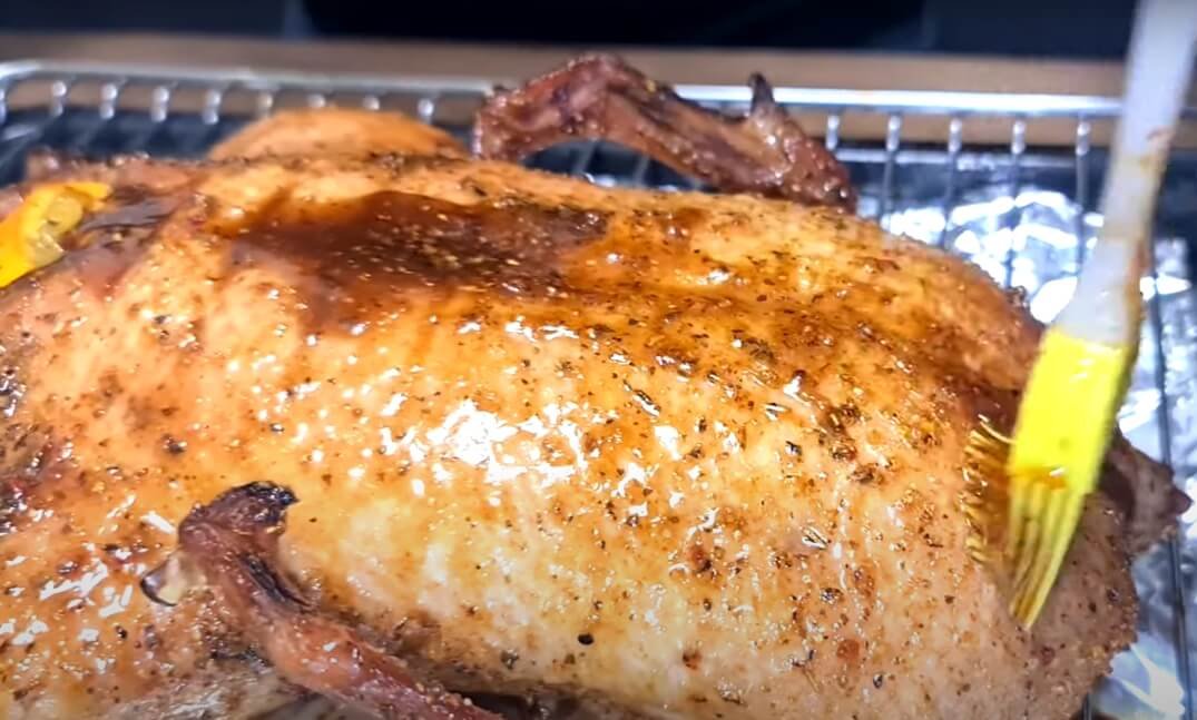 Peking Duck Recipe brash with sauce