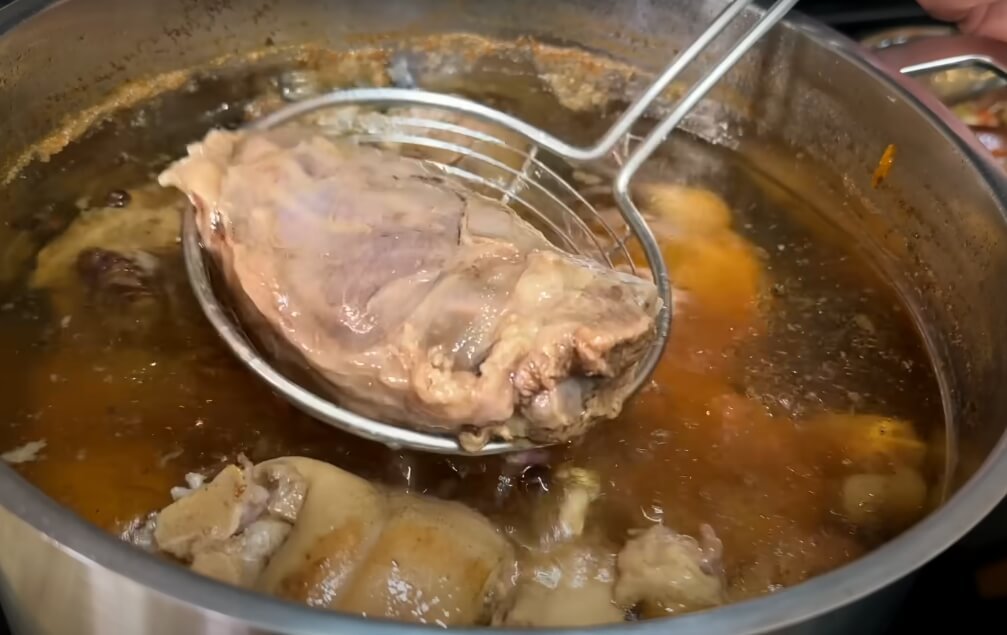 Мeated jelly recipe remove meat from pot